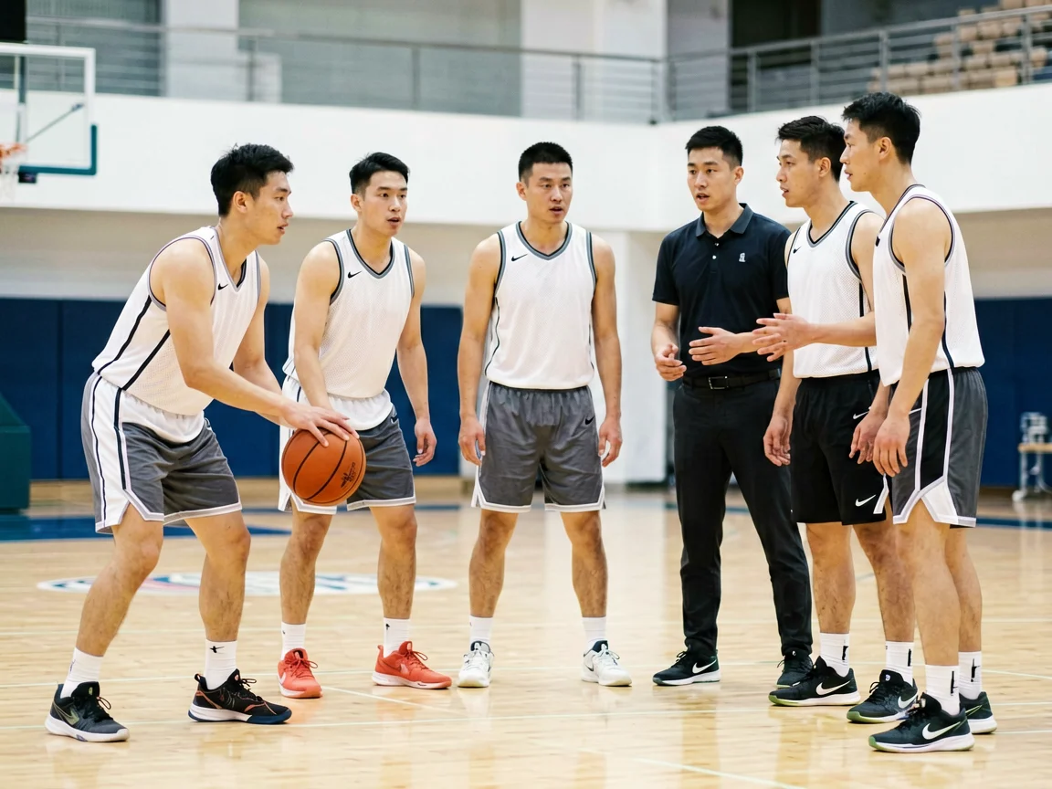 篮球赛前热身,深圳男篮季后赛